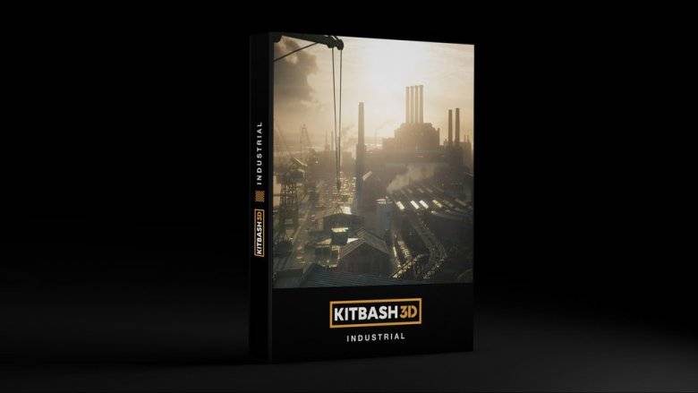 3D模型：工业革命城市中心场景 Kitbash3D - INDUSTRIAL 免费下载 - R站|学习使我快乐！ - 2