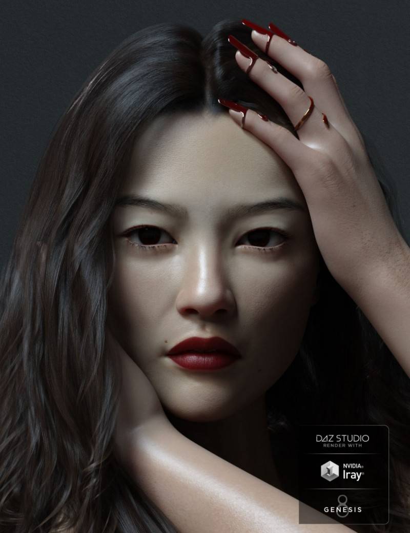 【Daz模型】DazStudio 高品质时尚亚洲女性角色模型包 Xia HD for Genesis 8 Female - R站|学习使我快乐！ - 1