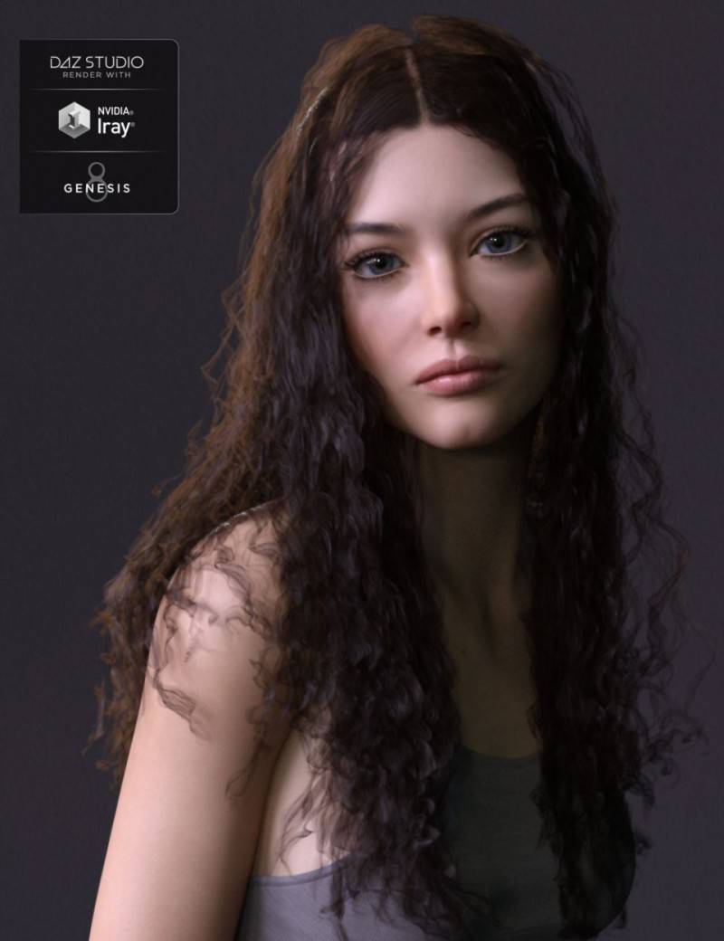 【Daz模型】DazStudio 高品质时尚女性角色模型包 Miriam HD for Genesis 8 Female - R站|学习使我快乐！ - 1