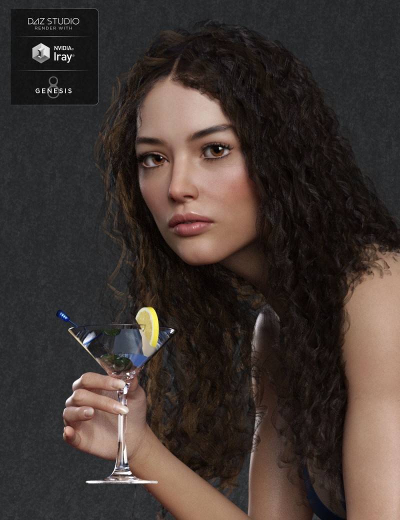 【Daz模型】DazStudio 高品质时尚女性角色模型包 Miriam HD for Genesis 8 Female - R站|学习使我快乐！ - 3