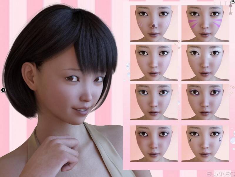 【Daz模型】DazStudio 高品质可爱的女性角色模型包 Xoxo for Genesis 8 Female - R站|学习使我快乐！ - 2