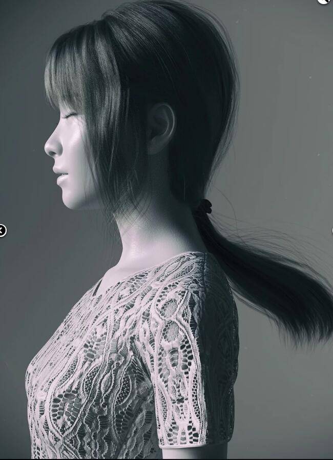 【Daz模型】DazStudio 高品质亚洲时尚女性角色模型包 Xu Character And Hair for Genesis 8 Female (含角色、发型) - R站|学习使我快乐！ - 5