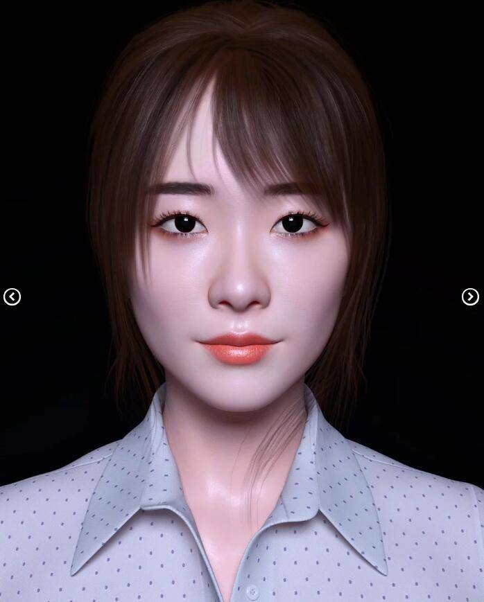 【Daz模型】DazStudio 高品质亚洲时尚女性角色模型包 Xu Character And Hair for Genesis 8 Female (含角色、发型) - R站|学习使我快乐！ - 4