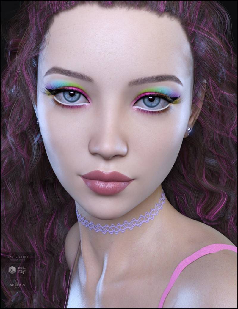 【Daz模型】DazStudio 高品质亚裔小姐姐角色模型包 Alyx for Genesis 8 Female - R站|学习使我快乐！ - 1