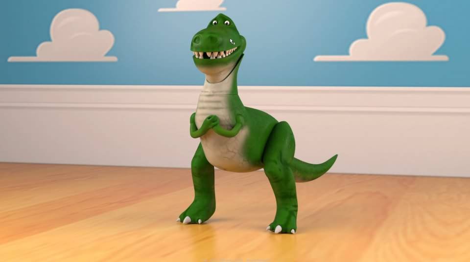 3D模型：迪士尼&皮克斯《玩具总动员》胡迪、巴斯光年、Forky、Rex角色及安迪的房间 3D模型含绑定 免费下载 - R站|学习使我快乐！ - 3